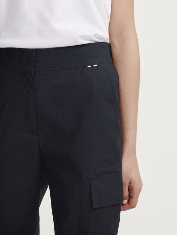 vrouwen kleren zwart Aigle lichtgewicht cargobroek J404Z60