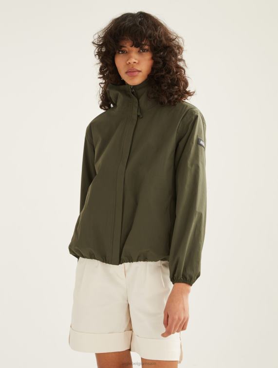 vrouwen kleren advocaat Aigle korte waterdichte mtd-jas J404Z500