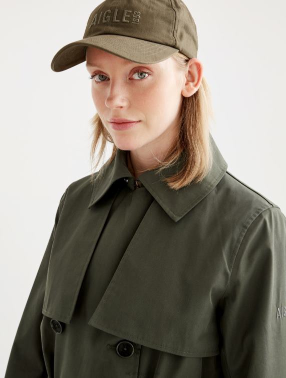 vrouwen kleren advocaat Aigle lange mtd-trenchcoat J404Z456