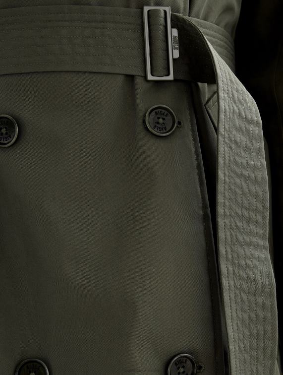 vrouwen kleren advocaat Aigle lange mtd-trenchcoat J404Z456