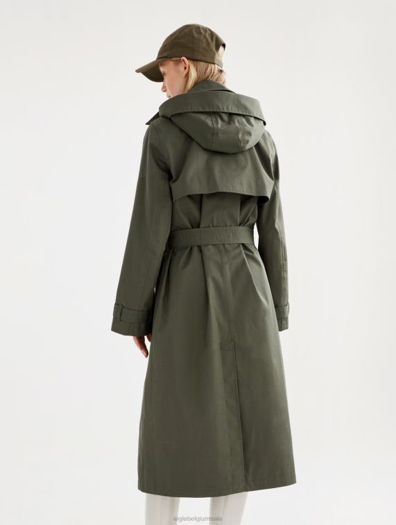 vrouwen kleren advocaat Aigle lange mtd-trenchcoat J404Z456