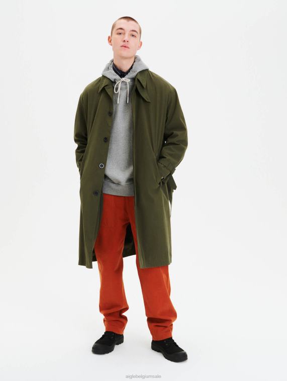 vrouwen kleren advocaat Aigle tijdloze lange trenchcoat J404Z172