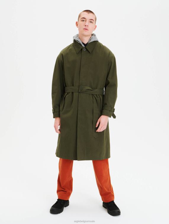 vrouwen kleren advocaat Aigle tijdloze lange trenchcoat J404Z172