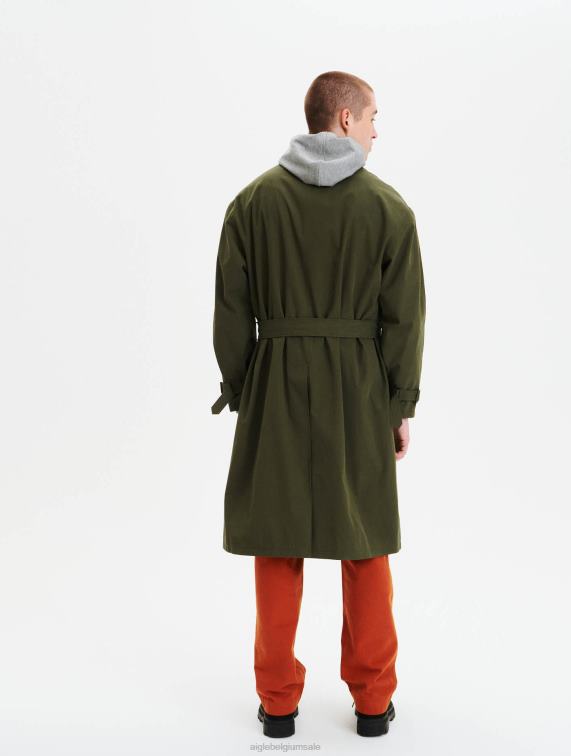 vrouwen kleren advocaat Aigle tijdloze lange trenchcoat J404Z172
