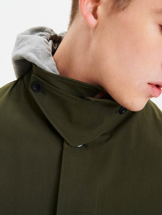 vrouwen kleren advocaat Aigle tijdloze lange trenchcoat J404Z172