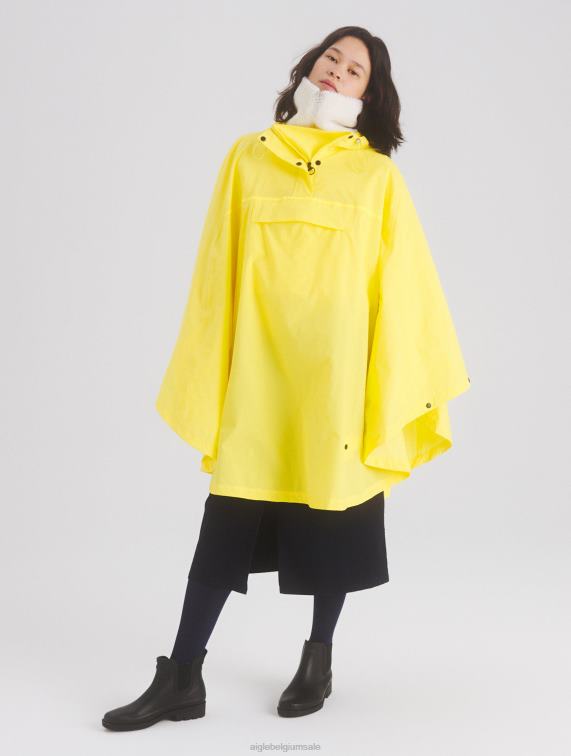 vrouwen kleren boterbloem Aigle waterdichte poncho voor fietsers J404Z665
