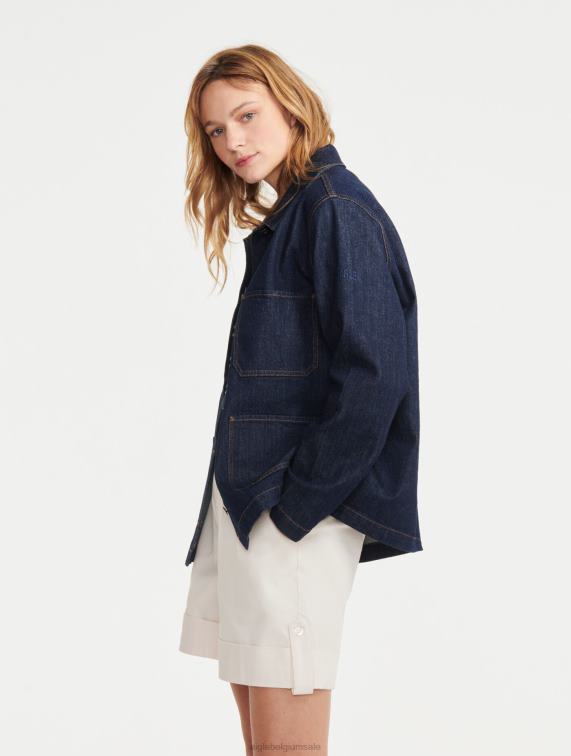 vrouwen kleren brut denim ovd Aigle middellange werkjas J404Z698