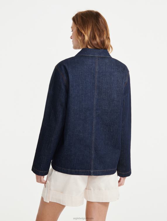 vrouwen kleren brut denim ovd Aigle middellange werkjas J404Z698