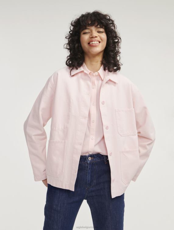 vrouwen kleren cerisier Aigle middellange werkjas J404Z471