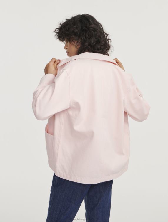 vrouwen kleren cerisier Aigle middellange werkjas J404Z471