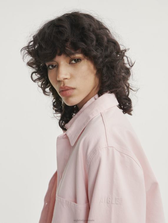 vrouwen kleren cerisier Aigle middellange werkjas J404Z471