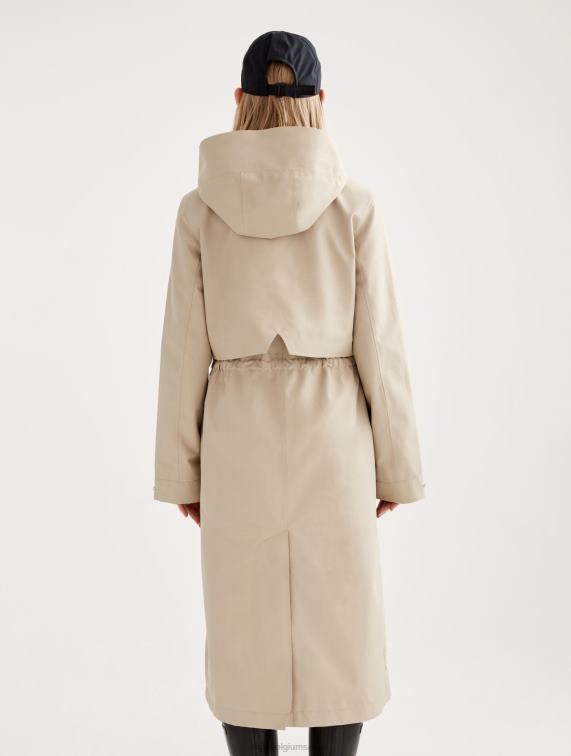 vrouwen kleren griezelig Aigle opnieuw ontworpen lange gore-tex regenjas J404Z451