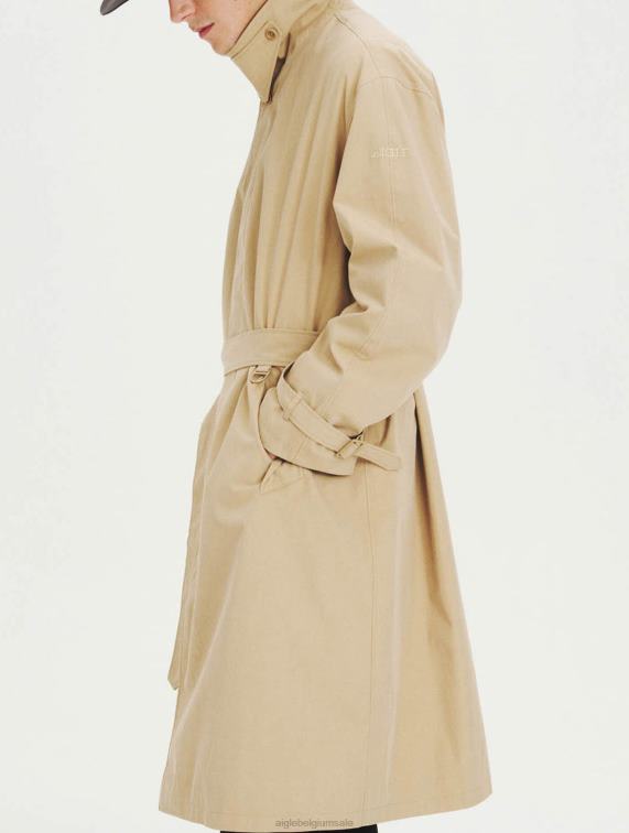 vrouwen kleren griezelig Aigle tijdloze lange trenchcoat J404Z225