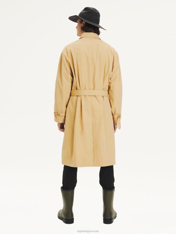 vrouwen kleren griezelig Aigle tijdloze lange trenchcoat J404Z225