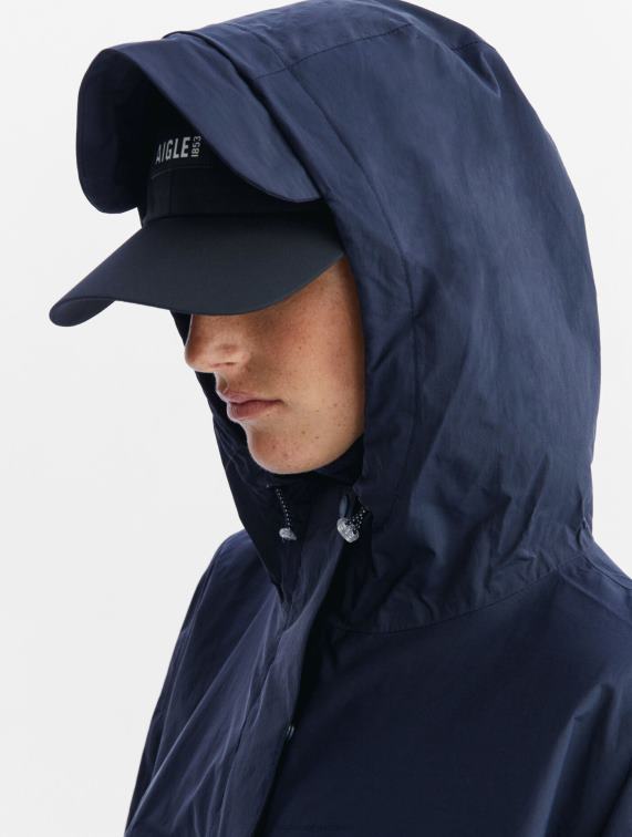 vrouwen kleren marinier Aigle waterdichte poncho voor fietsers J404Z666