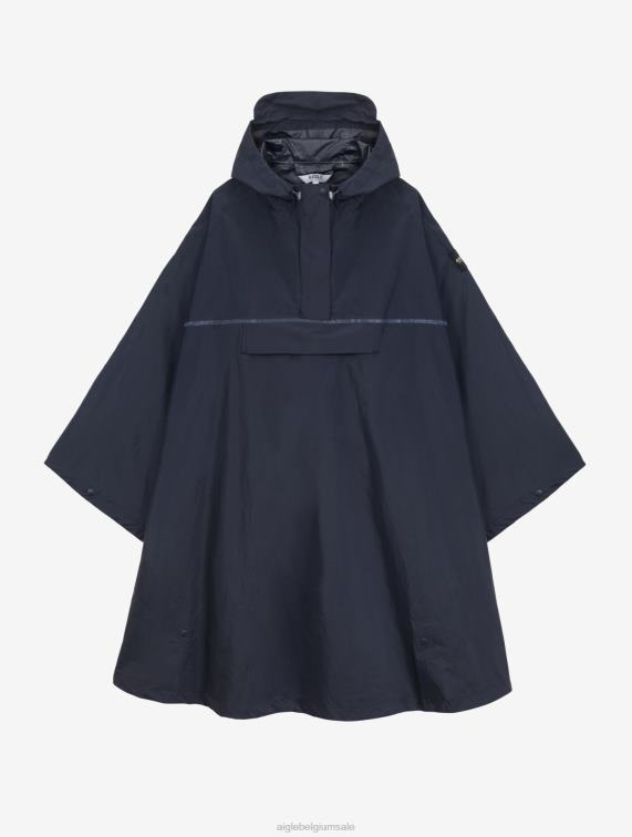 vrouwen kleren marinier Aigle waterdichte poncho voor fietsers J404Z666