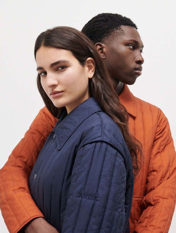 vrouwen kleren rijk Aigle gewatteerd jasje J404Z205