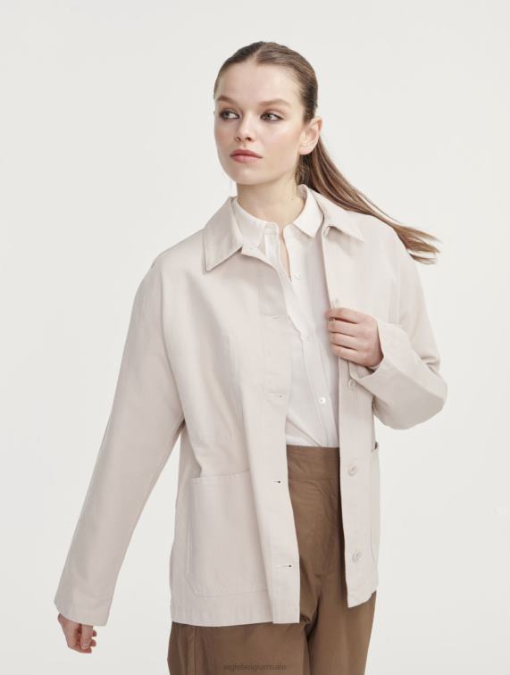 vrouwen kleren sabel Aigle middellange werkjas J404Z479