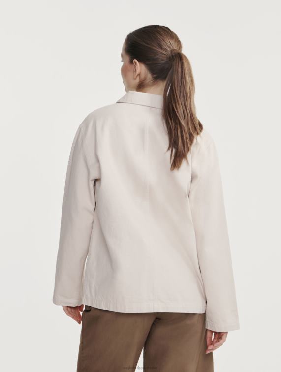 vrouwen kleren sabel Aigle middellange werkjas J404Z479