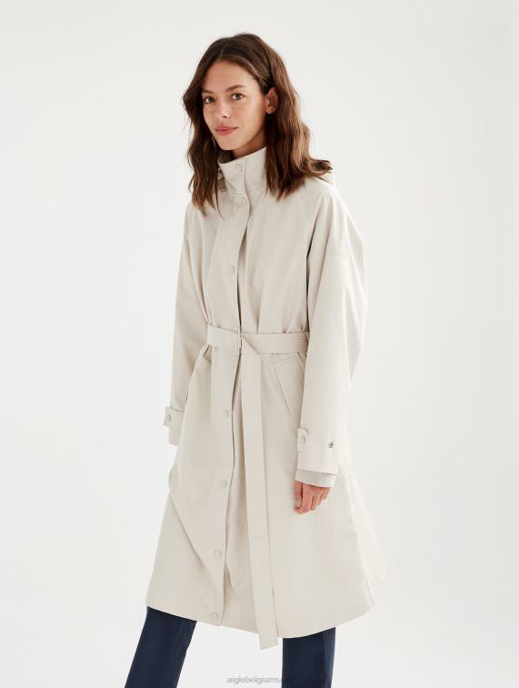 vrouwen kleren sabel Aigle opnieuw ontworpen lange mtd-trenchcoat J404Z484