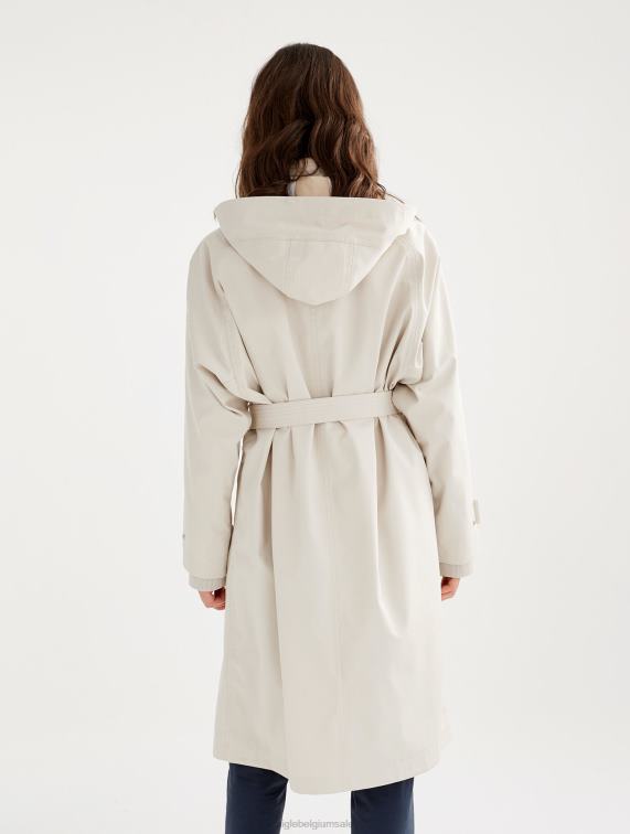 vrouwen kleren sabel Aigle opnieuw ontworpen lange mtd-trenchcoat J404Z484