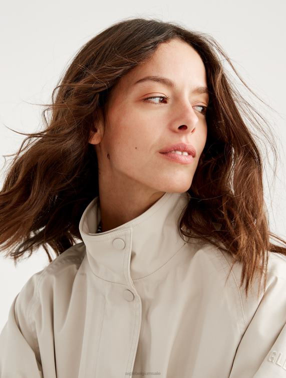 vrouwen kleren sabel Aigle opnieuw ontworpen lange mtd-trenchcoat J404Z484