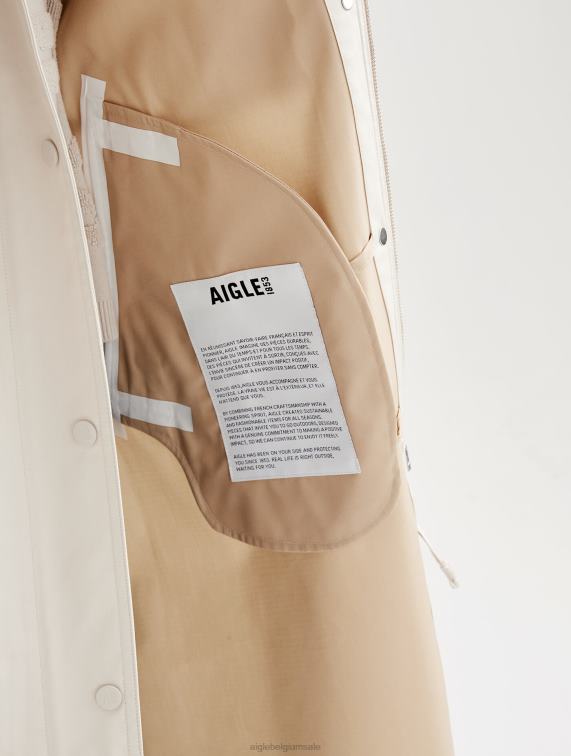 vrouwen kleren sabel Aigle opnieuw ontworpen lange mtd-trenchcoat J404Z484