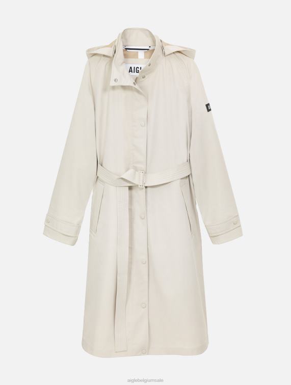 vrouwen kleren sabel Aigle opnieuw ontworpen lange mtd-trenchcoat J404Z484