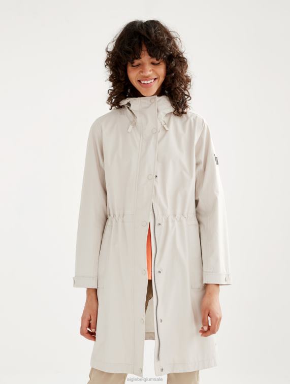 vrouwen kleren sabel ik Aigle halflange mtd-jas J404Z470