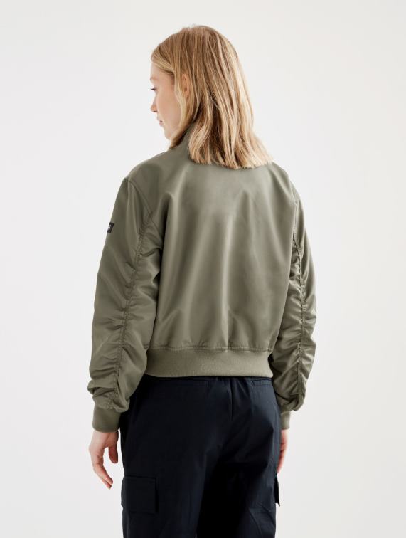 vrouwen kleren staartlis Aigle kort waterafstotend bomberjack J404Z444