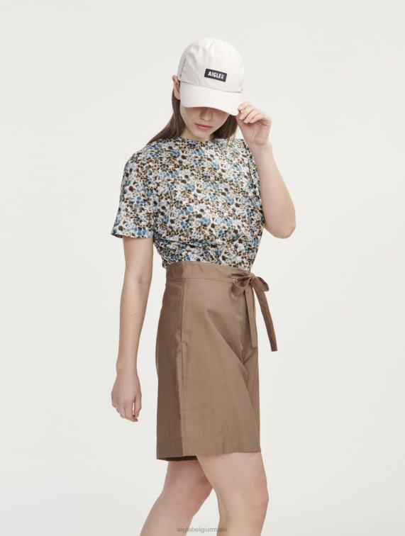 vrouwen kleren cappuccino Aigle licht kort J404Z455