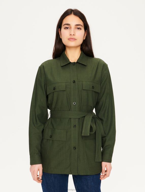 vrouwen kleren advocaat Aigle Overshirt van katoen en tencel J404Z657