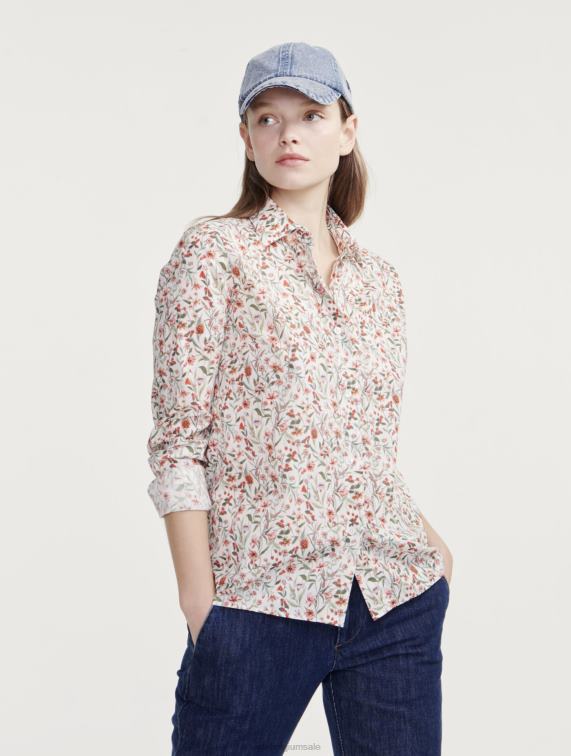 vrouwen kleren lait pr Aigle het klassieke Liberty London-shirt J404Z528