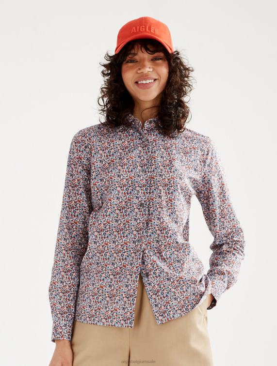vrouwen kleren lait pr Aigle het klassieke Liberty London-shirt J404Z568