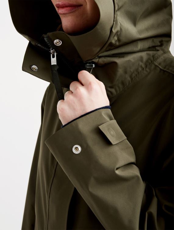 vrouwen kleren alg Aigle lange mtd-parka J404Z441