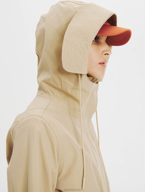 vrouwen kleren griezelig Aigle korte fishtail-parka J404Z676