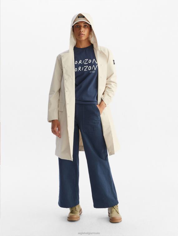 vrouwen kleren koekjes Aigle zeer warme donsparka en gore-tex J404Z689