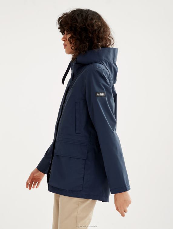 vrouwen kleren rijk Aigle halflange mtd-parka J404Z490