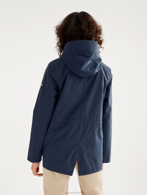 vrouwen kleren rijk Aigle halflange mtd-parka J404Z490