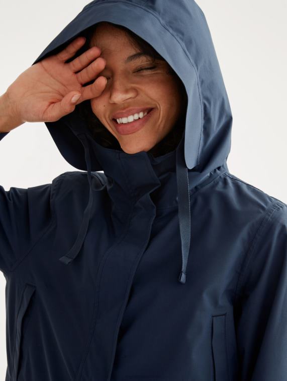 vrouwen kleren rijk Aigle halflange mtd-parka J404Z490