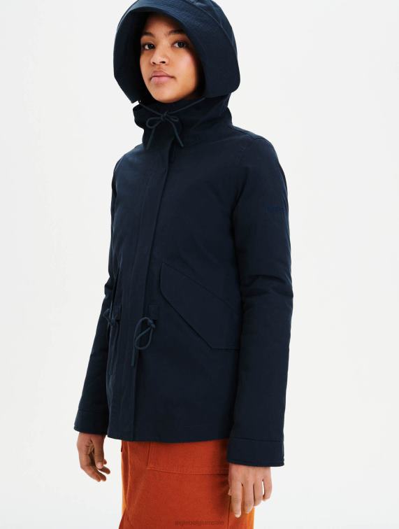 vrouwen kleren rijk Aigle korte fishtail-parka J404Z679