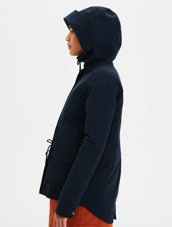 vrouwen kleren rijk Aigle korte fishtail-parka J404Z679