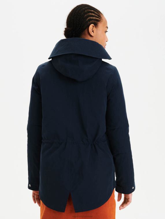 vrouwen kleren rijk Aigle korte fishtail-parka J404Z679