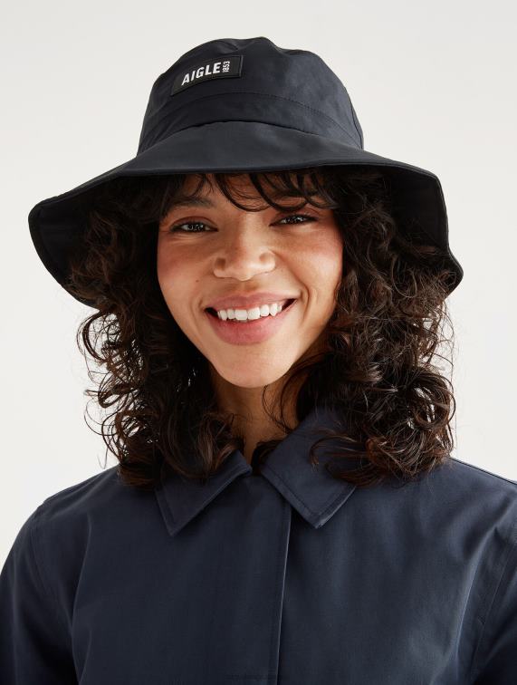 vrouwen kleren rijk Aigle lange mtd parka met capuchon J404Z454