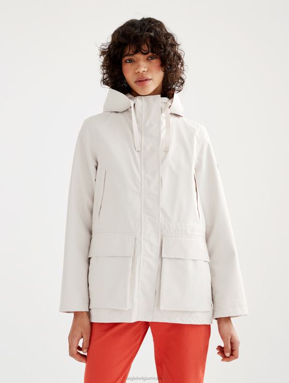 vrouwen kleren sabel Aigle halflange mtd-parka J404Z493