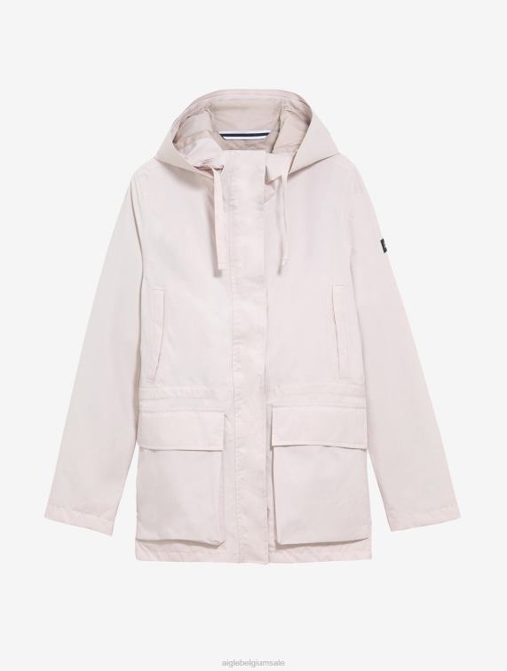 vrouwen kleren sabel Aigle halflange mtd-parka J404Z493