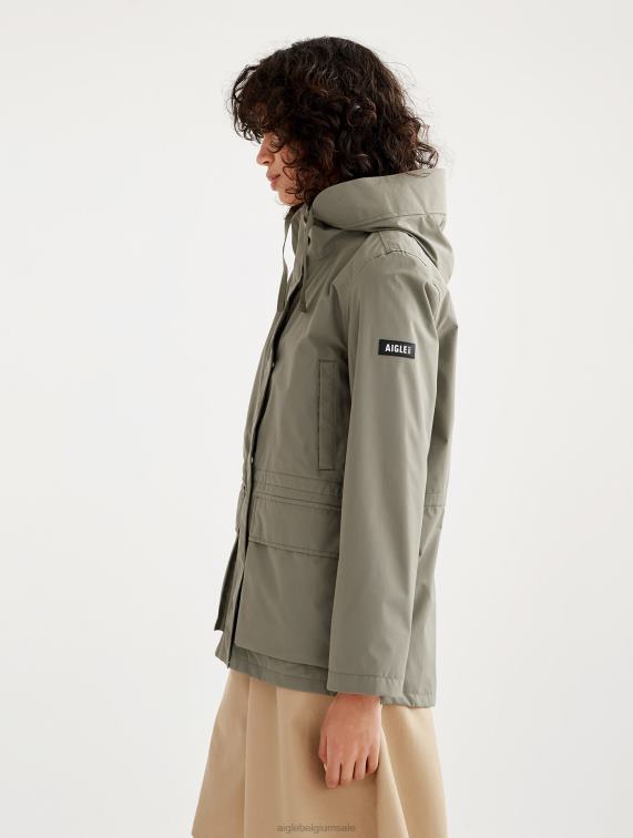 vrouwen kleren staartlis Aigle halflange mtd-parka J404Z497