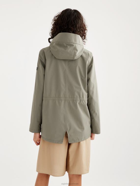 vrouwen kleren staartlis Aigle halflange mtd-parka J404Z497