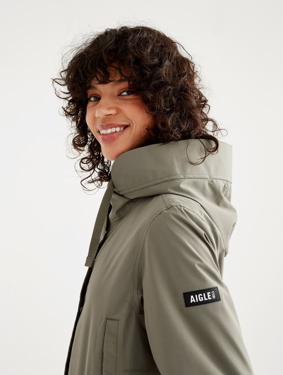 vrouwen kleren staartlis Aigle halflange mtd-parka J404Z497