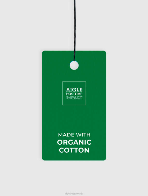 vrouwen kleren blanco Aigle poloshirt van biologisch katoen J404Z624